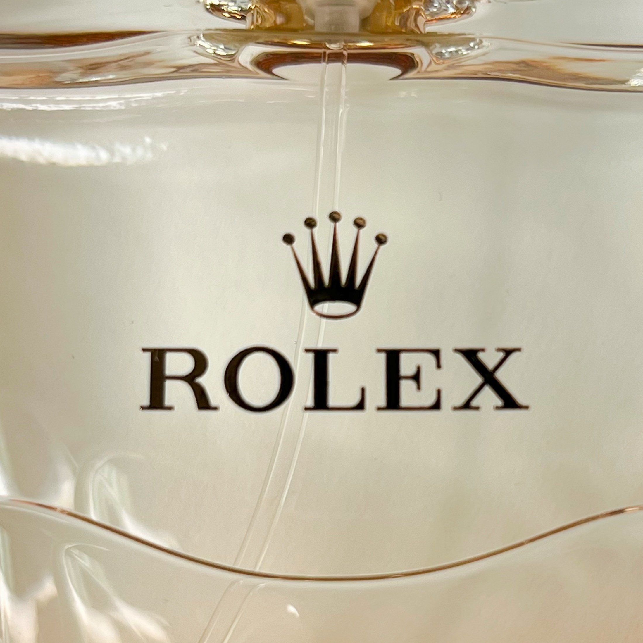 Rolex Eau de Parfum 75ml Amber Glass Bottle with Crown Cap